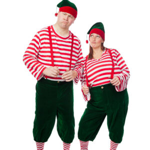 Costume de lutin à bretelles